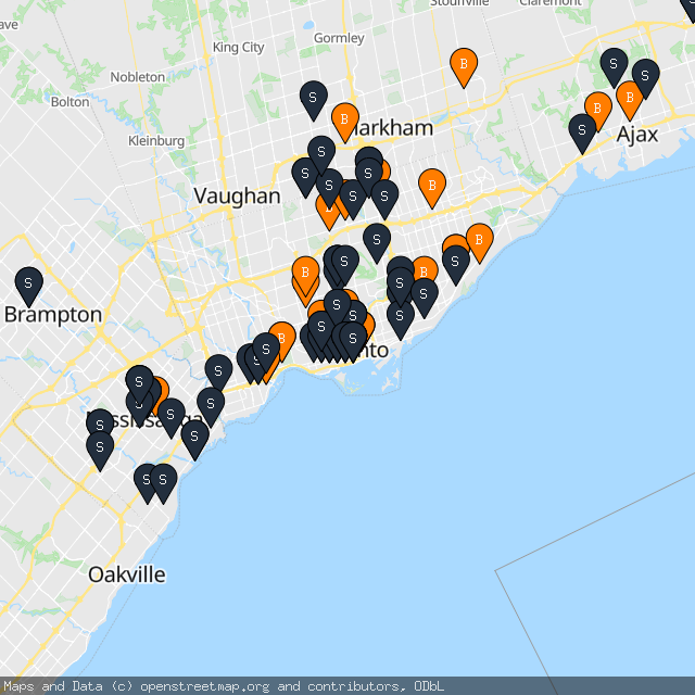Map of Amit D.'s transactions
