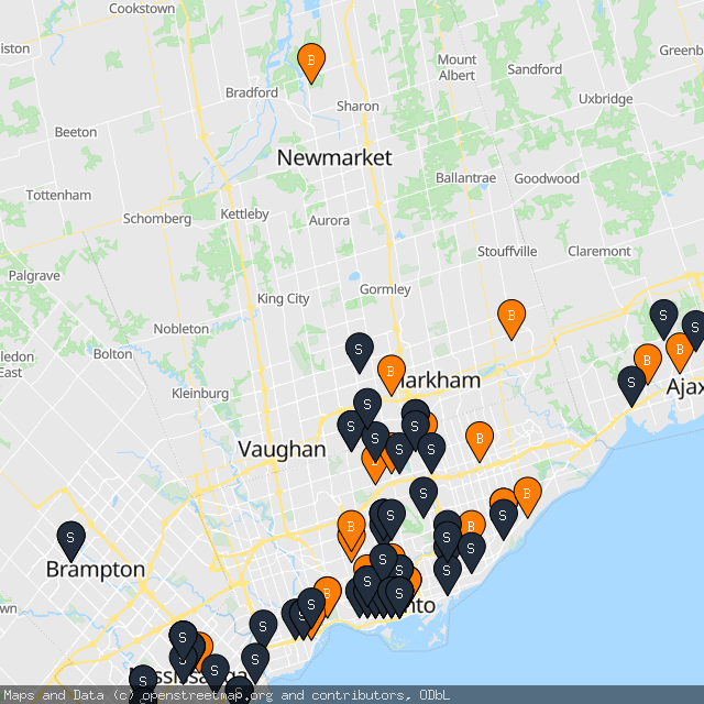 Map of Amit D.'s transactions