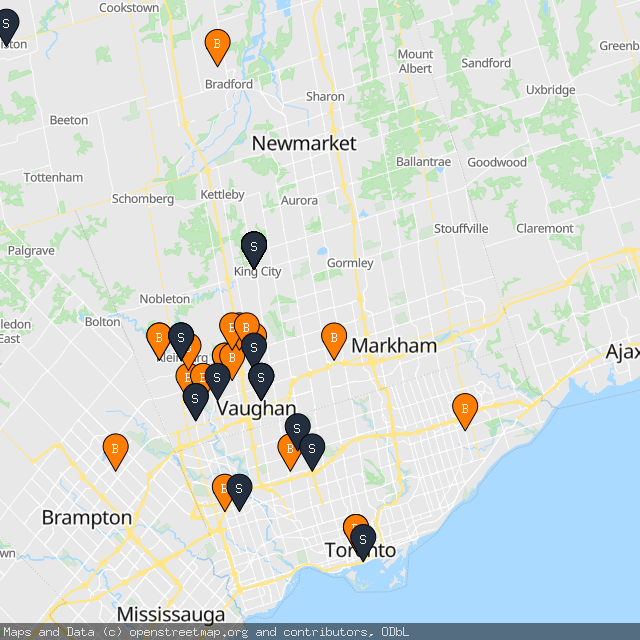 Map of Andrew M.'s transactions