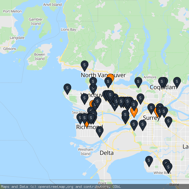 Map of James W.'s transactions