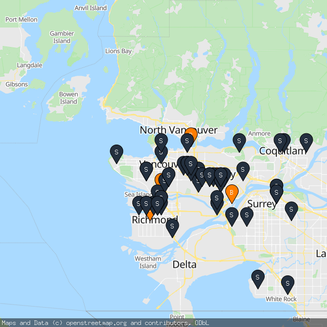 Map of James W.'s transactions
