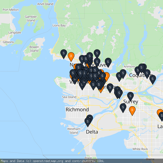 Map of Casey A.'s transactions