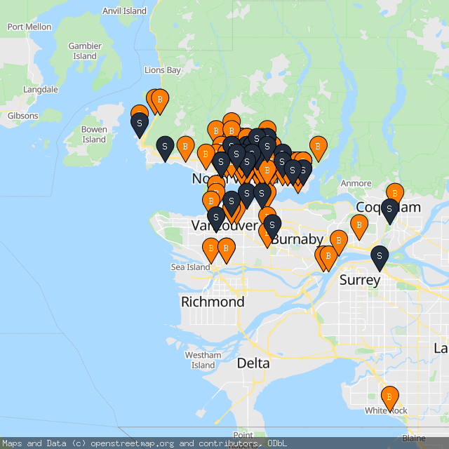 Map of Grant G.'s transactions