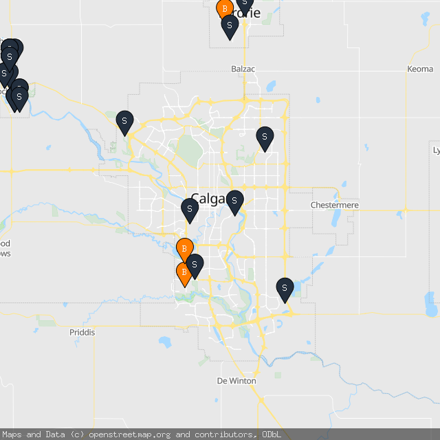 Map of Andrew P.'s transactions
